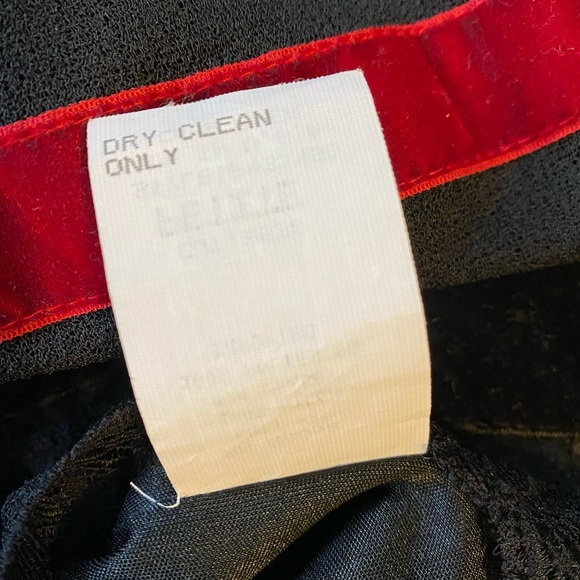 BEAUTIFUL A.B.S STUDIO BLACK LACE TRIM PULL-ON PENCIL MAXI SKIRT Sz S P - Picture 9 of 13